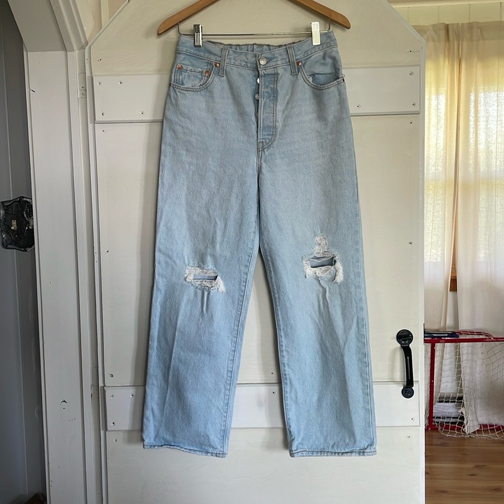 *Altered* Levi’s Ribcage Straight Ankle, Sz 29